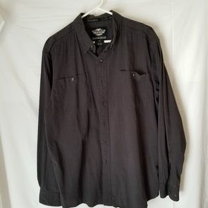 Harler Davidson botton down shirt size xl